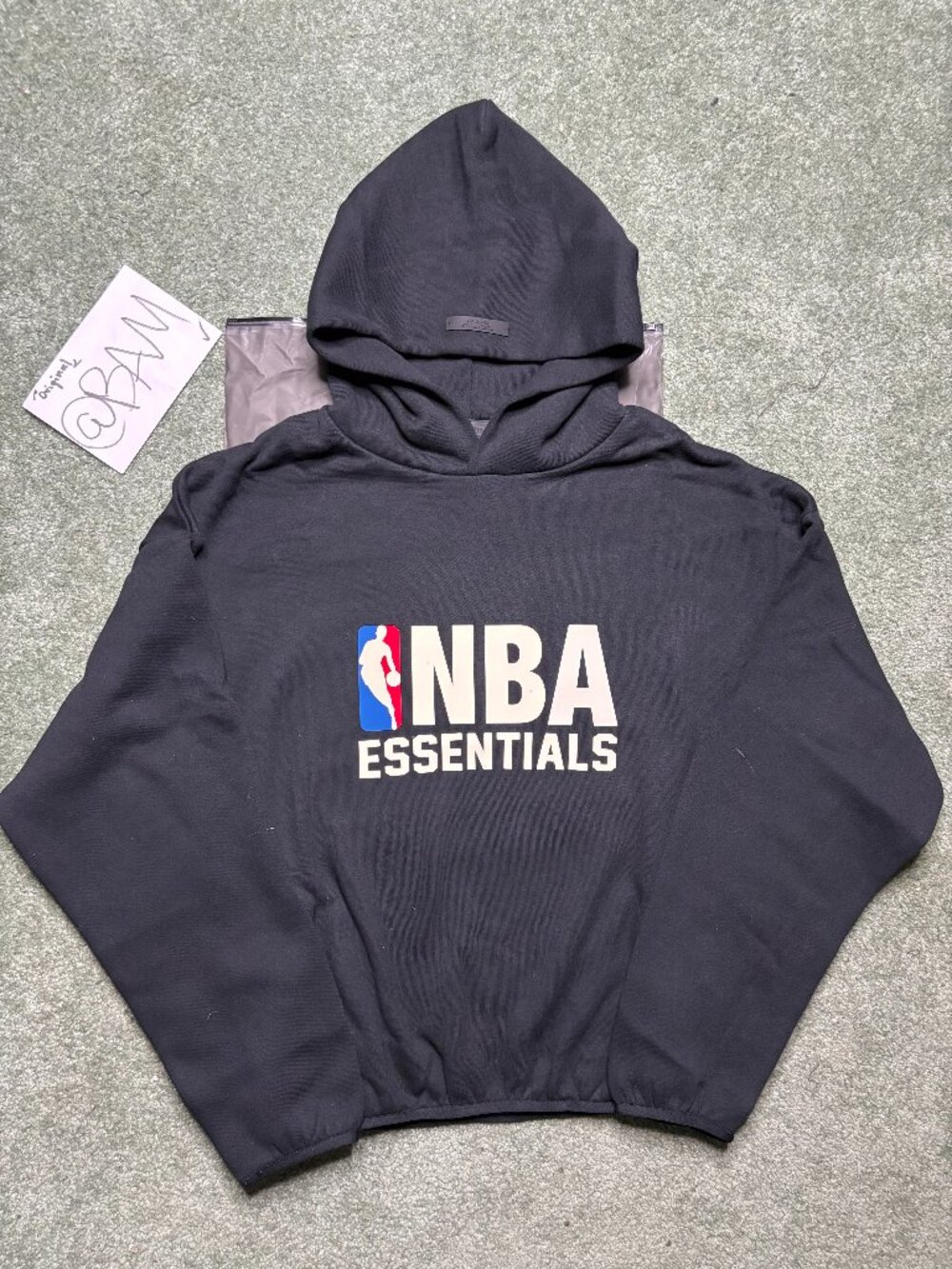 Fear Of God Essentials NBA Stretch Limo Hooded Sweatshirt - (READ DESCRIPTION)